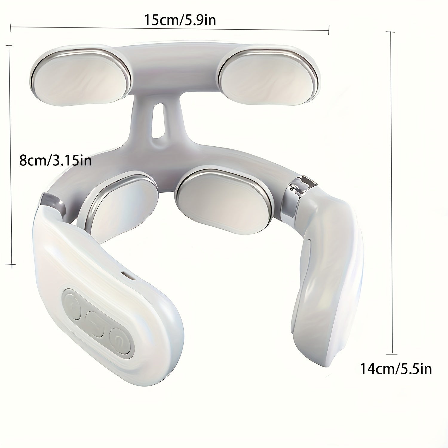 NeckEase Smart Massager - Draagbaar cervicale massageapparaat voor kinderen en volwassenen, perfect vakantiecadeau