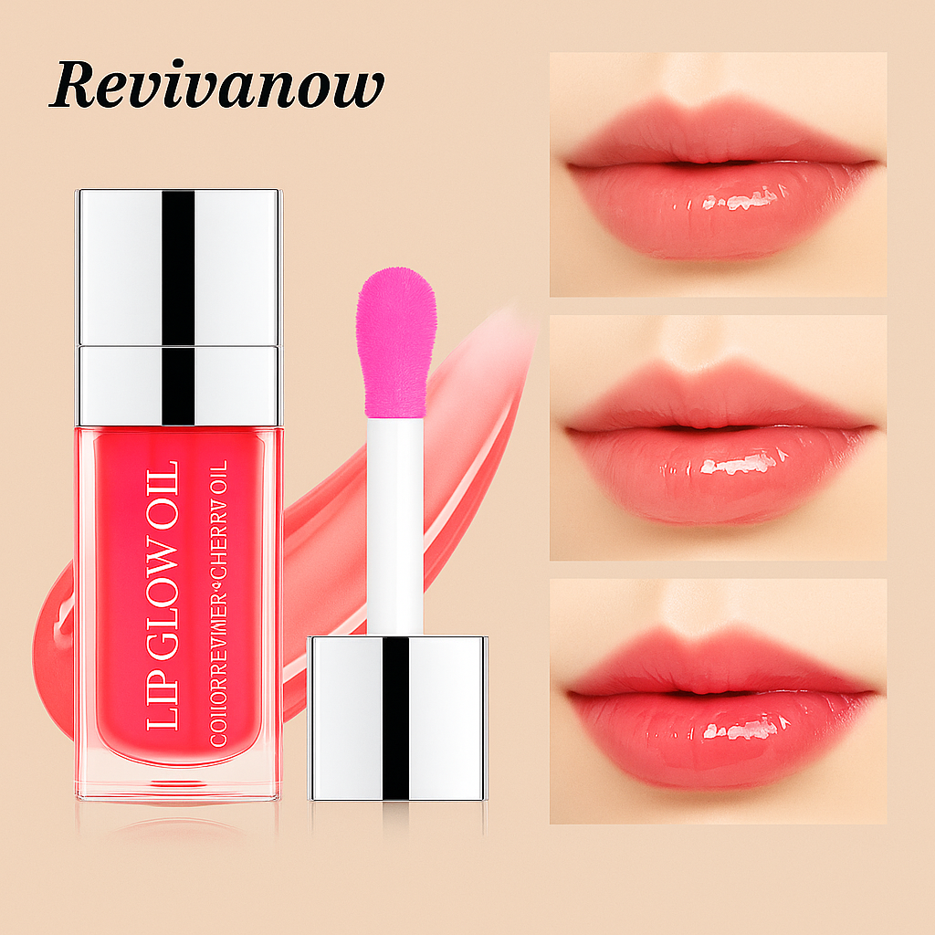 Hydrating Cherry Lip Glow Oil - Nourishing Shine