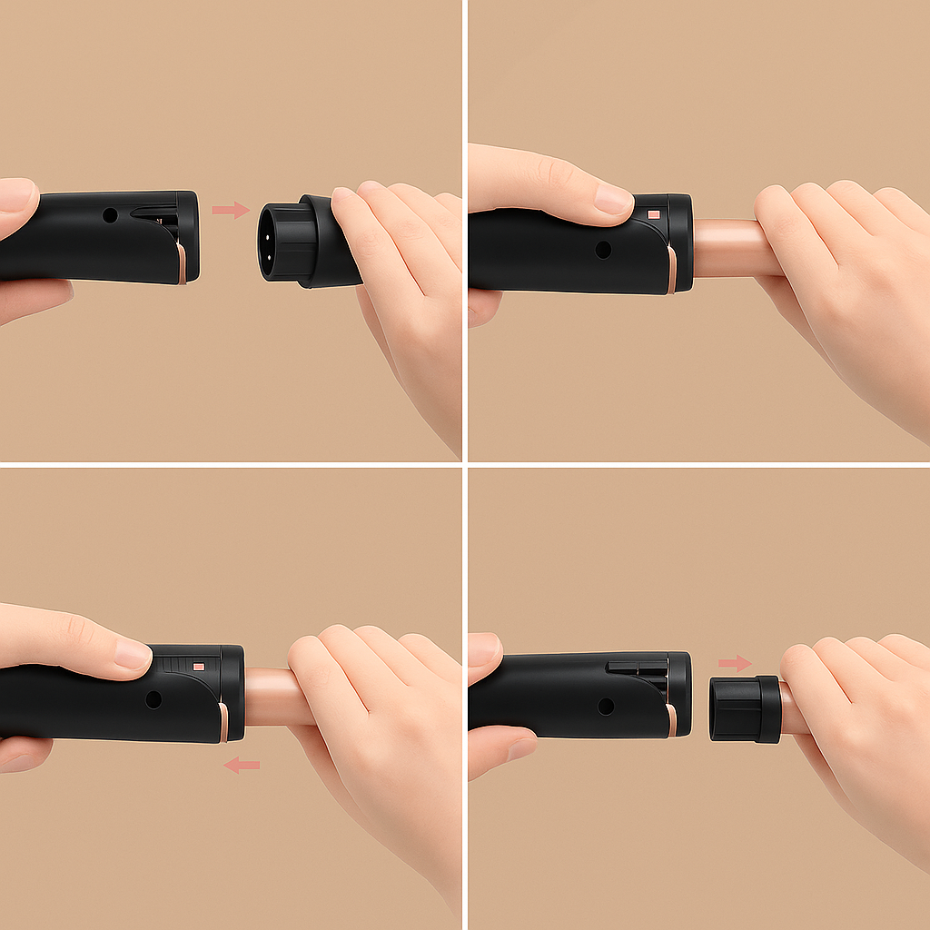 5-in-1 Profi-Lockenstab-Set für perfekte Wellen