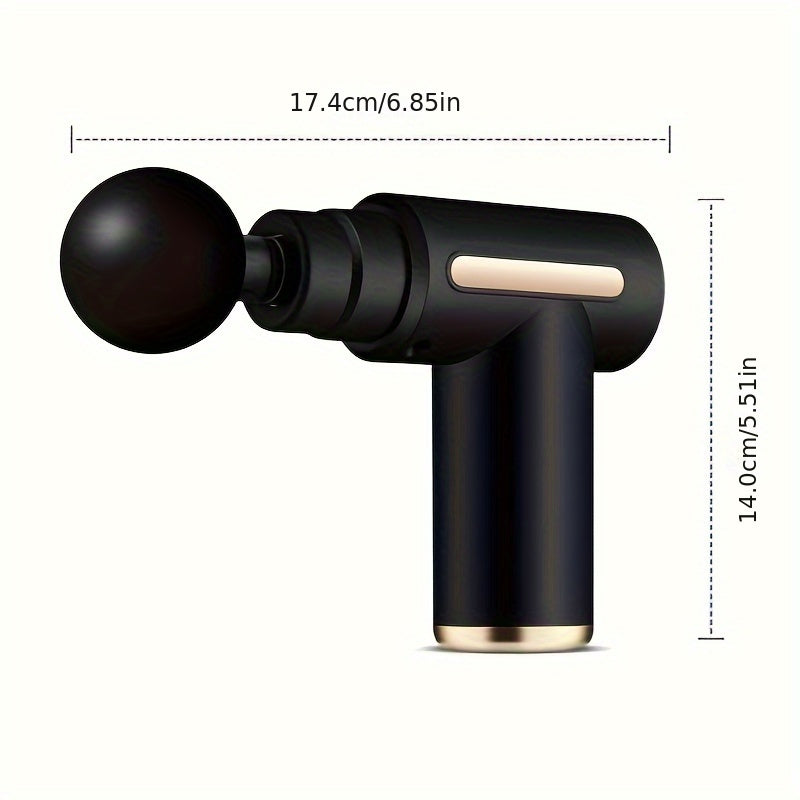 DeepRelief Pro – Tragbare Massagepistole mit 32 Geschwindigkeiten, LCD-Display und USB-Aufladung
