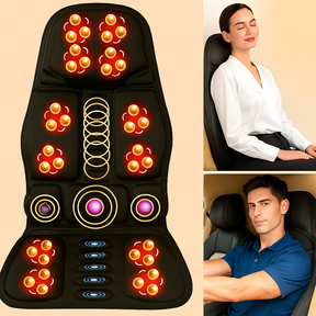 Tragbares beheiztes vibrierendes Massagekissen für Auto und Zuhause