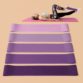 Premium Yoga-Widerstandsbänder-Set für Heimfitness