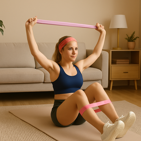 Premium Yoga-Widerstandsbänder-Set für Heimfitness