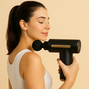 DeepRelief Pro - 32-snelheden draagbare massagepistool met LCD-scherm en USB-oplaadbaar
