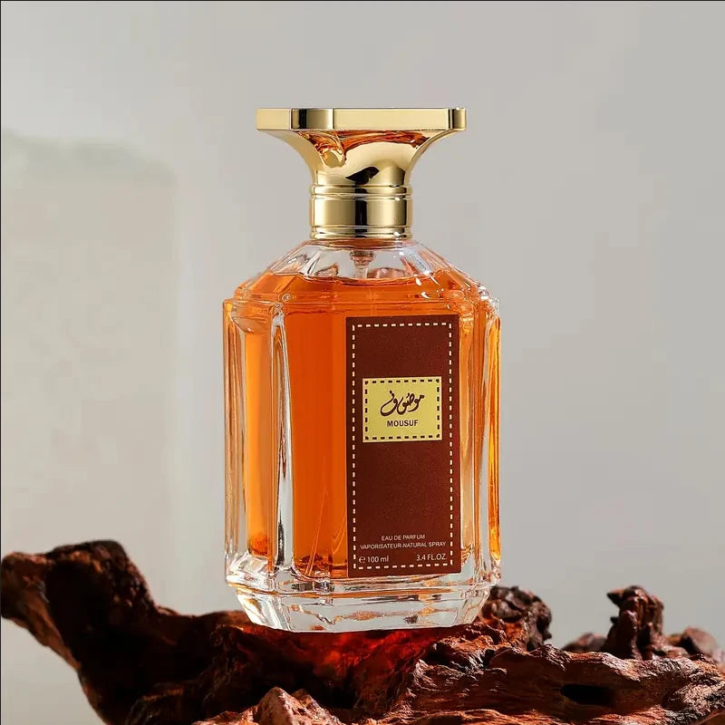 Mousuf Perfume for Men & Women 100ML(3.4 FL.OZ) Intense Arabian EDP Long Lasting Sweet, Tobacco, Musk Fragrance Spray for Unisex