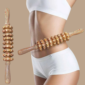 Wooden Therapy Massager Roller for Muscle Relief