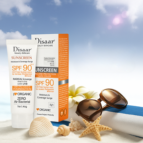 Ultieme SPF 90 zonnebrandcrème - Oliecontrole &amp; Huidverzorging
